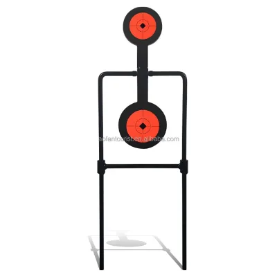 Guide Gear Steel Auto Reset Targets Target WithPortable Design Spots for Outdoor Range