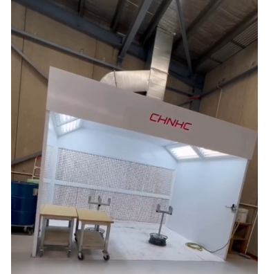 Australia Hot Sell Storage Room Open Face Paint Boon Type Spray Paint Booth for Furniture / Spray Booth for Sale