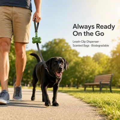 Custom Sustainable and Eco-Friendly Wholesale 100% Biodegradable EPI Dog Poop Waste Bag Custom Portable Small Animal Poop Bag