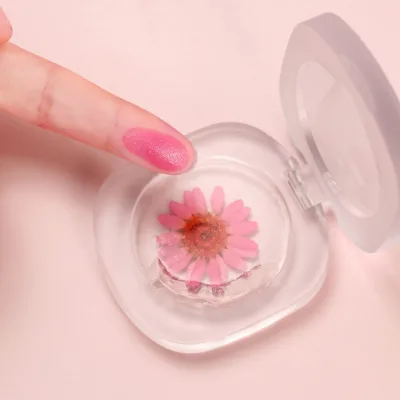 Wholesale No logo and Cheek Dual-purpose Highlighter Cream, Amber Transparent Temperature-changing Blush Cream