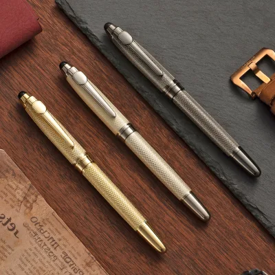 Metal Brass Stainless Steel Tip Calligraphy Fountain Pen for Business Gifts Custom Logo