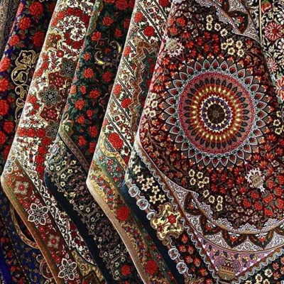 Persian Accent Rug Hand-Knotted Wool Rug Persian Carpets