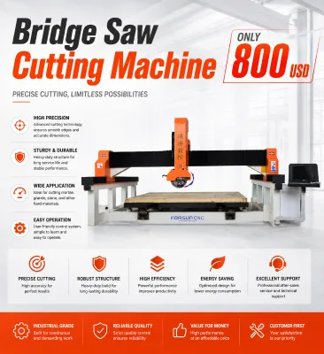 40% Discount 2030 Stone Intelligent 2030 Bridge Saw Machine for Quartz Slate Jade Tombstone
