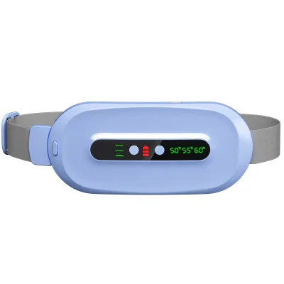 Portable USB Charging Hot Compress Vibration Smart Wearable Heating Pad Warming Waist Massage Belt for Back & Abdomen Pain