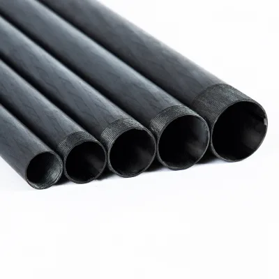 High Quality Cross-patterned Carbon Fiber Tube Customized 100% High Carbon 16mm 19mm 22mm 25mm 28mm Carbon Fiber Tube
