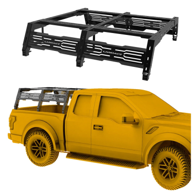 Heavy Duty Steel Bed Rack Pickup Trucks Expandable Mounting Points OEM Factory Wholesale Truck Bed Rack