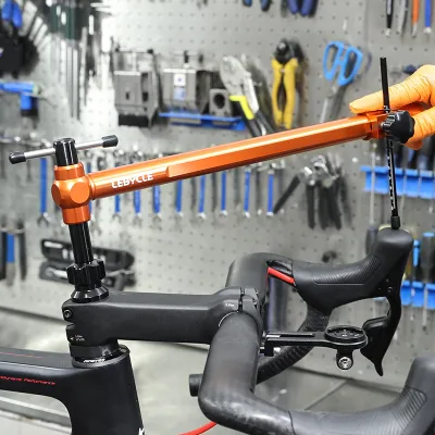 TS-SLT-03 Aluminum Alloy CE Certified Road Bike Handlebar Level Adjustment Adapter | Handlebar Height Leveling Tool