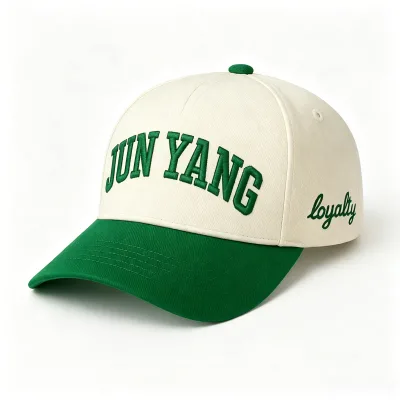 Premium Heavyweight Cotton A-Frame Design Custom Logo Adjustable Size Casual 5 Panel Baseball Cap