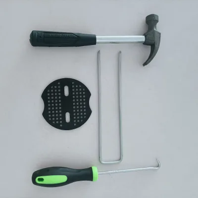 Factory Supply Oem Odm Customizable Galvanized Steel Landscape Staple for Artificial Turf and Landscape Construction