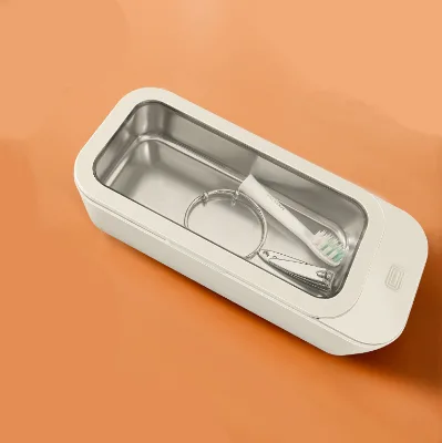 2024 Latest Product Manufacturer Portable Ultrasonic Denture Teeth Retain Braces Cleaner Home Use Denture Cleaner