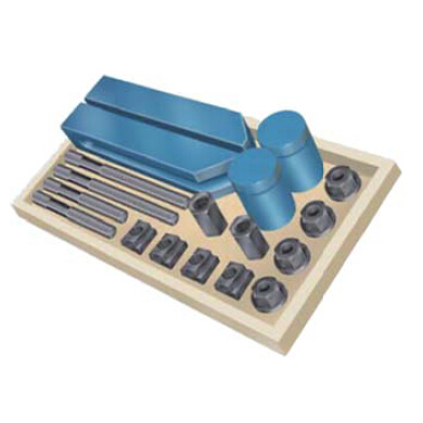 Machine Tools T-Slot Clamping Kit Bridgeport Mill Set up Set M8 M10 M12 M14 M16 M18 M20 M22 for CNC Mill Clamping Kit