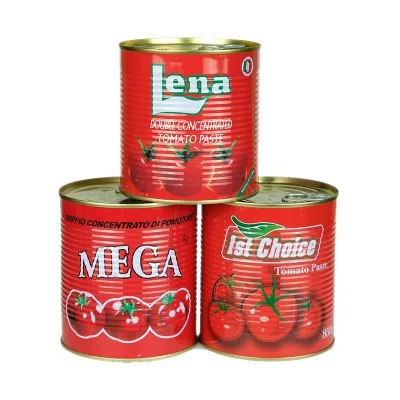 Canned High Fresh Quality Tin Tomato Paste Manufacturer 2200g