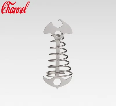 Stainless Steel Octopus Deck Peg Spiral Shaped Rope Buckle Spring Tent Board Peg with Hook for Outdoor Camping