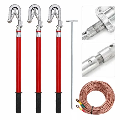OEM Wholesale 10kV/35kV Duckbill Type Grounding Rod for High Voltage Power System Safety