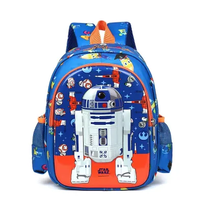 New Waterproof Large Kids Cartoon School Backpacks Bag Nylon Fluorescence Primary Student  School Bag