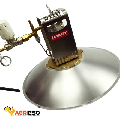DAMLY DO6500L Gas Heater Agrieso Poultry Gas Brooder Energy Saving Chicken Heating Equipment for Commercial Broiler Farm