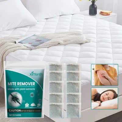 Factory Direct Sale Household Bedroom Sofa Bed Clothes Mite Removal Safe Mite Control Natural Mite Removing Bag