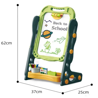 Children's Double-side Writing Board Erasable Graffiti Painting Frame Magnetic Drawing Board for Kids