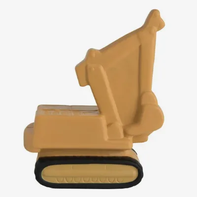 Custom Excavator Shaped Stress Squeeze Balls Promotional Logo Imprint Giveaway Supplies