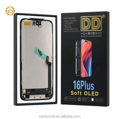 NID Soft OLED Screen Replacement for iphone 16 16 Pro 16 Plus 16E 16 PRO MAX,Original Resolution, Wake-up Without Delay