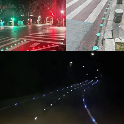 Bigger Beautiful and Environmentally Friendly Circular Solar Inground Light Solar Underground Light Buried Solar LED Road Stud