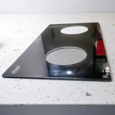 6mm Silkscreen Gas Stove Toughened Glass UV Printing Gas Stove Burner Tempered Glass