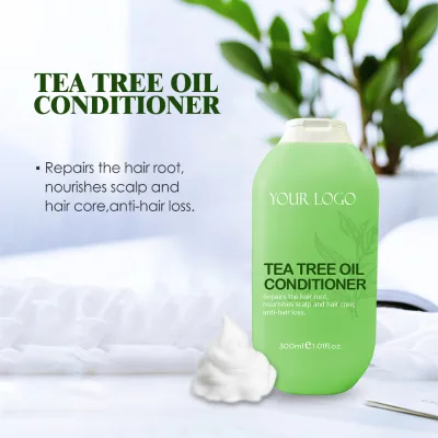 2025 Moisturizing Professional Organic Hair Conditioner Smoothing Tea Tree Oil Conditioner 300Ml