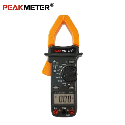 PM2001 Handheld Digital Clamp Meter Ampere Manual Meter Electrical Clamp Meter Multimeter