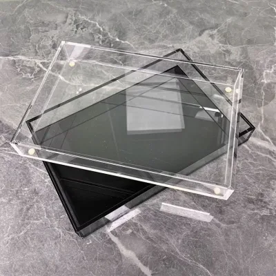 Factory Custom High Quality Acrylic Tray for Hotel Club Cup Teacup Tray for Kitchen Food and Bathroom Tools