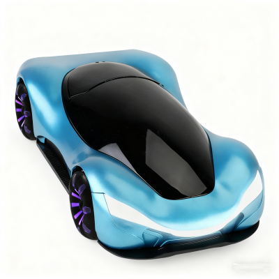 2025 New RC EV Car with Dual Spray Music Running Lights Stunts 360° In-place Rotation Remote Control New Energy Drift Ev Car Toy