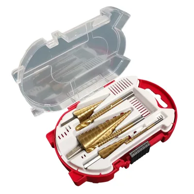 Lightweight Convenient Preferred Materials High Hardness Multifunctional Set Step Drill Pagoda Drill