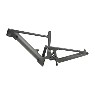 29 Inch Carbon Fiber Frame Disc Brake Electric Bike High Power 750W Mid-Drive Motor Light Weight >65km Range TopRideX MountainX1