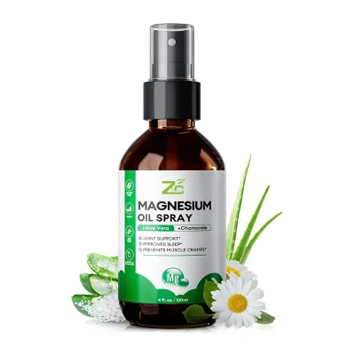 Private Label Sleep & Muscle Relaxation 100% Pure Minerals Magnesium Body Oil Spray