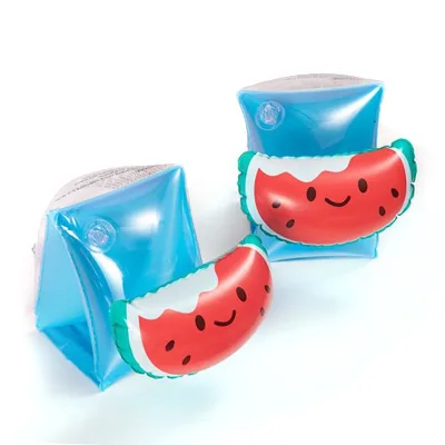 Custom Eco-friendly PVC Inflatable Arm Bands with Customized Color & Logo for Pool Beach or Water Park Parties