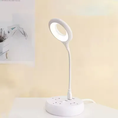 USB LED Intelligent Table Lamp One Color Temperature Flexible Hose Portable Reading Learning Light