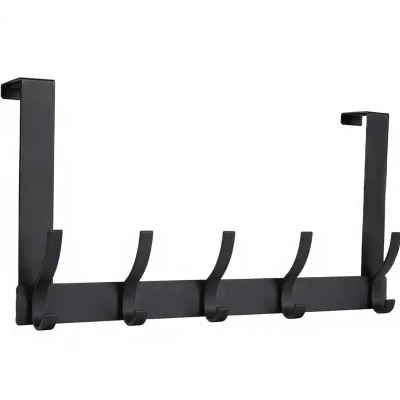 Over-the-Door Steel Coat & Towel Hooks with 10+ Hooks-Space Saving Design for College Dorm Bathroom