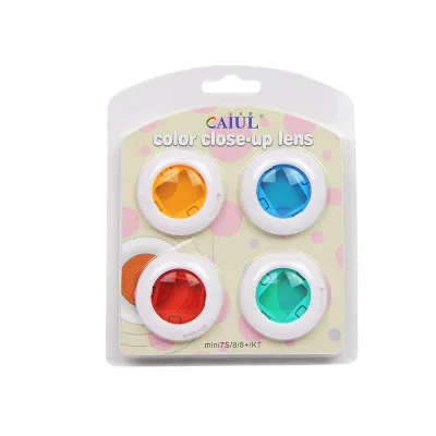 Wholesale camera lens filter 4 in 1 color 49mm Caliber Lens Filter for Instax Mini 7s/8/9 Instant Camera Polarizing Color Filter