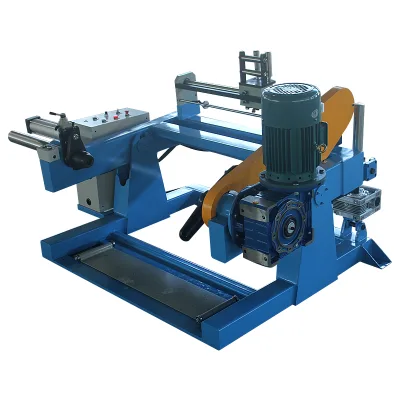GS GS1250 Pneumatic Hand Crank Wire Winding Machine for Cable and 1250mm Bobbin