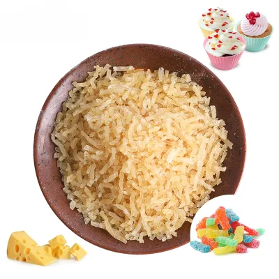 Fish Skin Bloom Food Additive Jelly Ice  Sweets Dessert Paint Glue Powder Halal Food Grade Gelatin Price