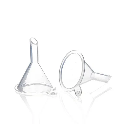 Popular Transparent Small Perfume Plastic Cosmetics Dispenser Funnel