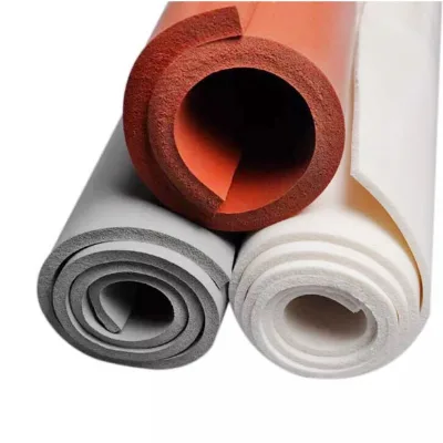 High Temperature Resistant Silicone Rubber Foam Closed Cell Silicone Sponge Foam Sheet for Gasket Sealing