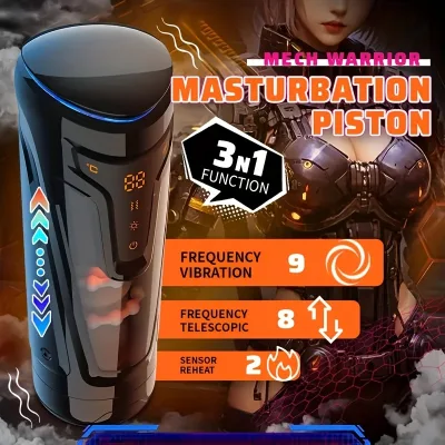 TPE Material 3D Texture Channel Thrusting Stretching Sex Machine Heating Stroker Vibrator Automatic Male Masturbation Tools