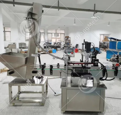 ORME Automatic Cosmetic Paste Jam Bottle Servo Screw Capping Machine Matching Cap Lid Sorting & Feeding Machine Factory Price