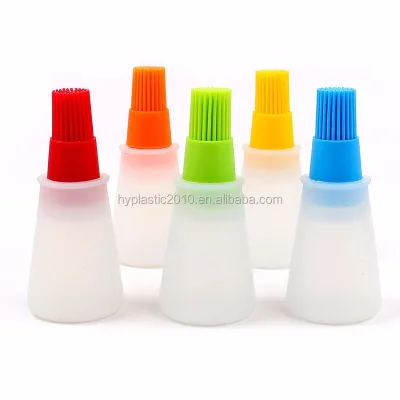 Silicone Basting Brush Bottle BBQ Oil Container