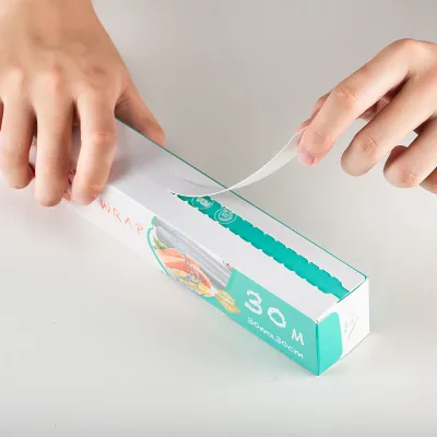 Chinese Factory Stretch Film Clear Cling Wrap for Food Packaging Raw Materials
