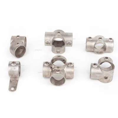 Durable Malleable Iron Pipe Connectors for Indoor Playground Trampoline Park Shopping Mall School Safety Guardrails-1 Year