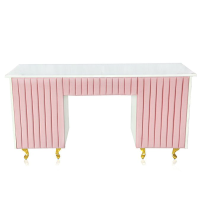 Modern Manicure Table pink Nail Salon Table