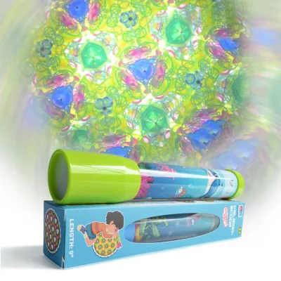 Outdoor Kids ABS Rotating Kaleidoscope Large Science Educational Toys Children Promotional Telescope Toys For Camping Toys