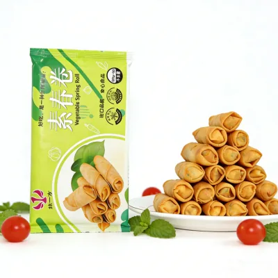 Crispy Frozen Vegetable Spring Roll 25g Mini Appetizer Wholesale for Snack Catering Retail and Export