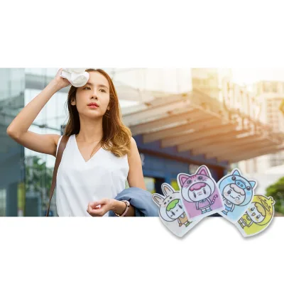 Customized Flavor Cooling Body Patch Cool Sticker Hydrogel Cool Gel Patches